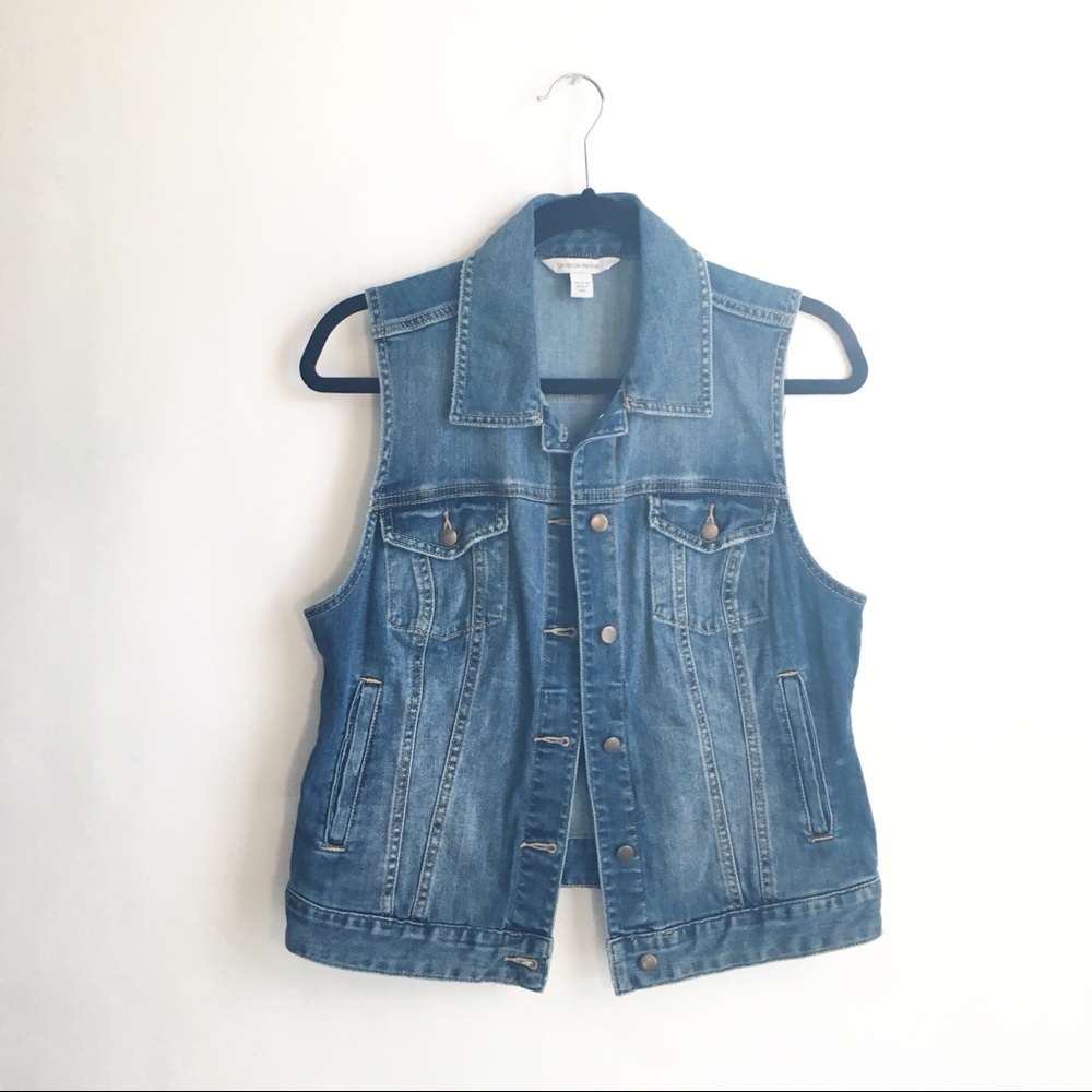 Boston Proper denim vest